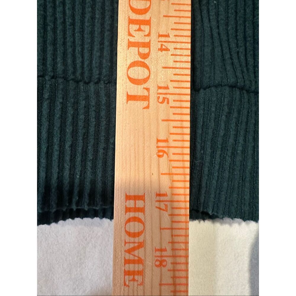 Alo Yoga Ribbed Cropped Muse Hoodie Midnight Green Sold Out Color Women’s M - Picture 3 of 7